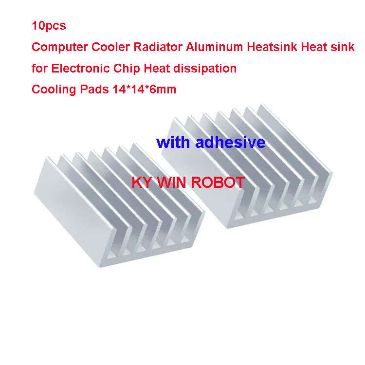 Aluminium Extrusion - 10 Peças Mini Dissipador de Calor