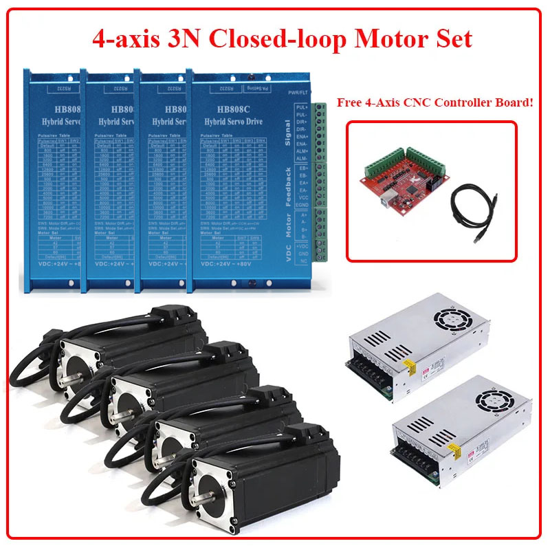 Nema23 Stepper - Motor de Passo de Circuito Fechado