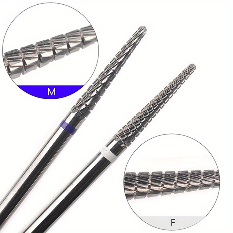 Carbide End Mill - 1/2 pçs carboneto cutícula limpa prego