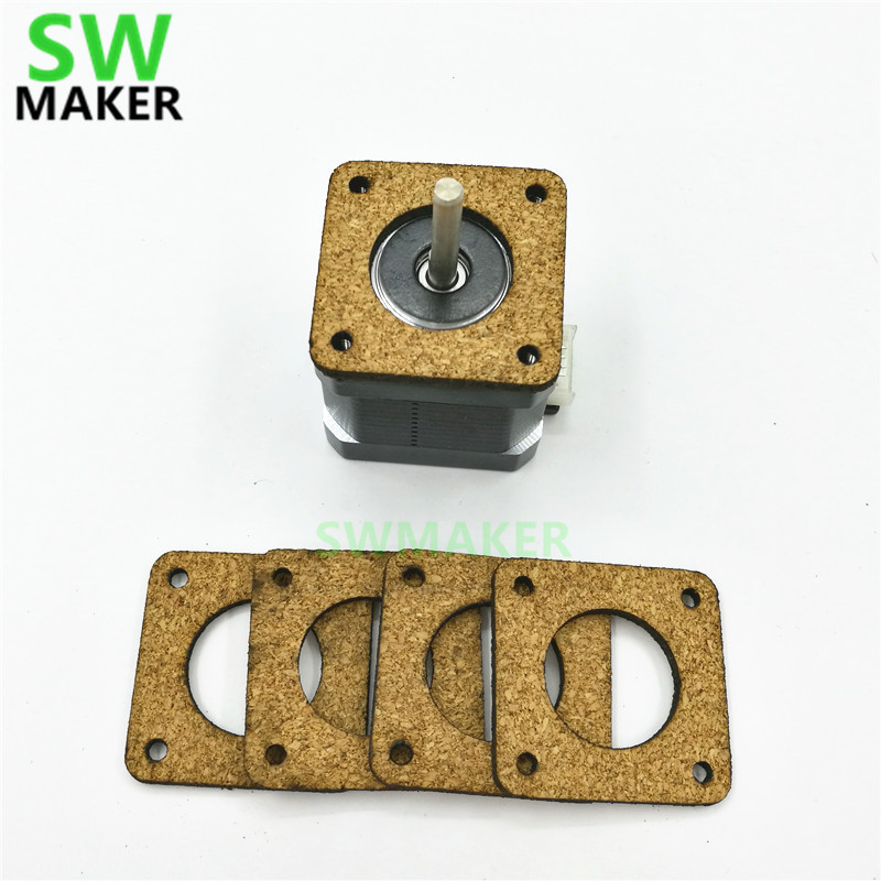 Stepper Motor Nema17 - Amortecedores de cortiça antivibração, 2 peças,