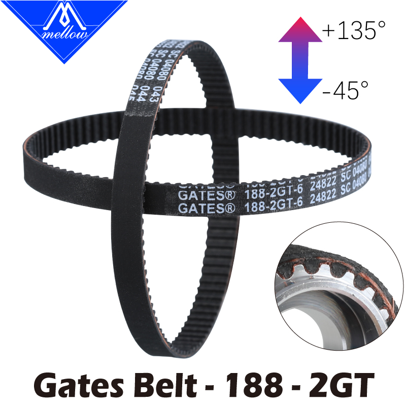Gt2 Belt - Resistência à temperatura suave-alta 3D Gear