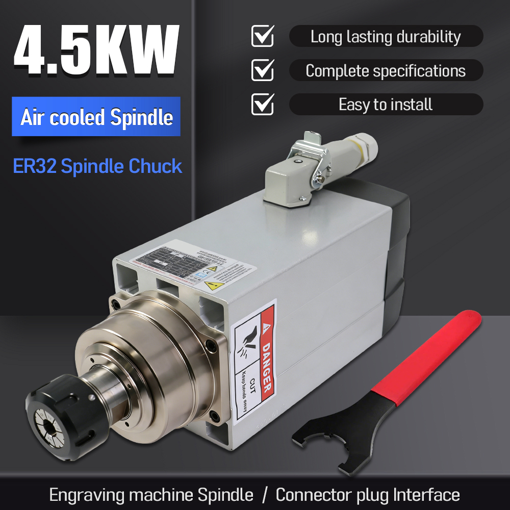 Water Cooled Spindle - Motor Spindle ER32 Refrigerado a Ar