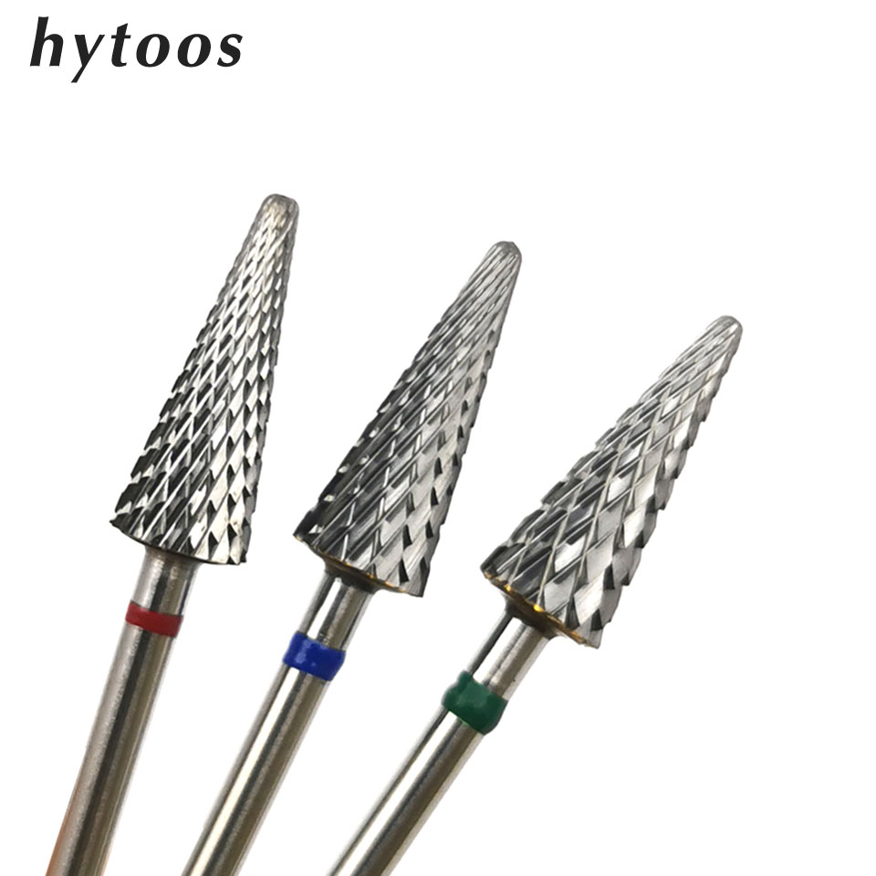 Carbide End Mill - HYTOOS-Cone Forma Nail Broca, Carbide Fresadora