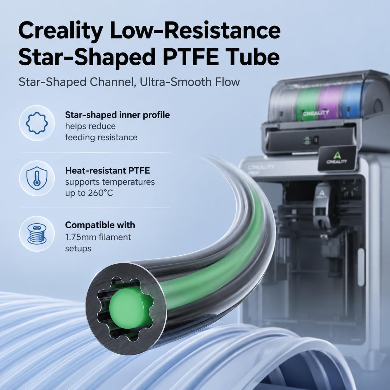 Tubo de PTFE oficial da Creali - Aluminium Profile 2020 avaliação e preço