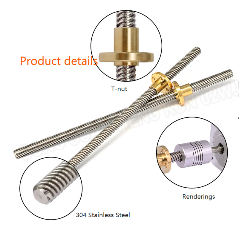 Parafuso Trapezoidal T8 com Po - Lead Screw 8Mm avaliação e preço