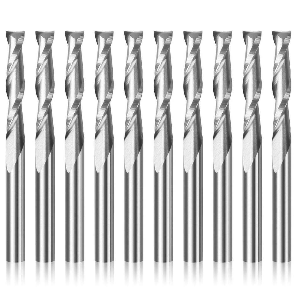 10 peças de Fresa Espiral de 2 - End Mill Set avaliação e preço
