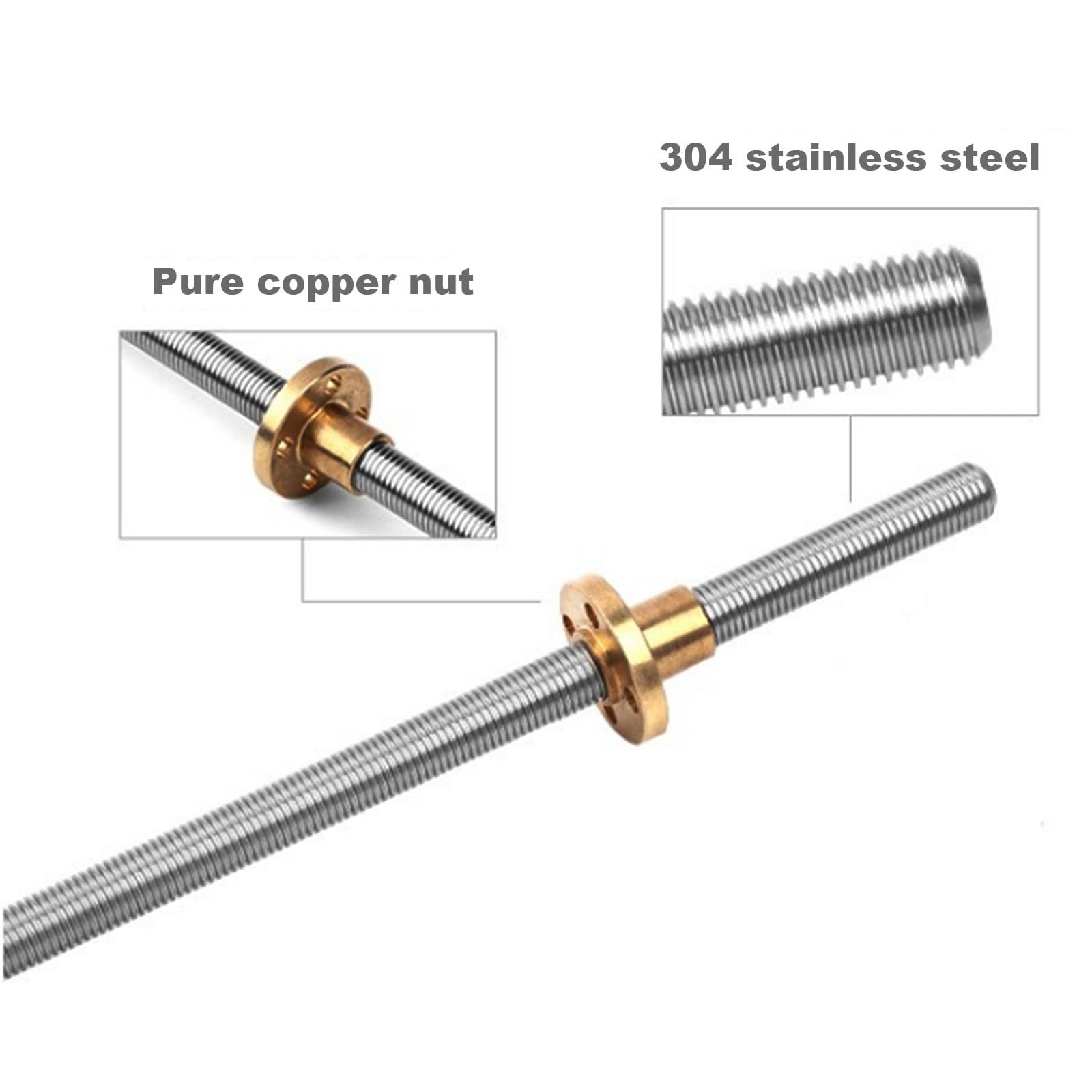 T8 parafuso de chumbo chumbo 2 - Lead Screw 8Mm avaliação e preço