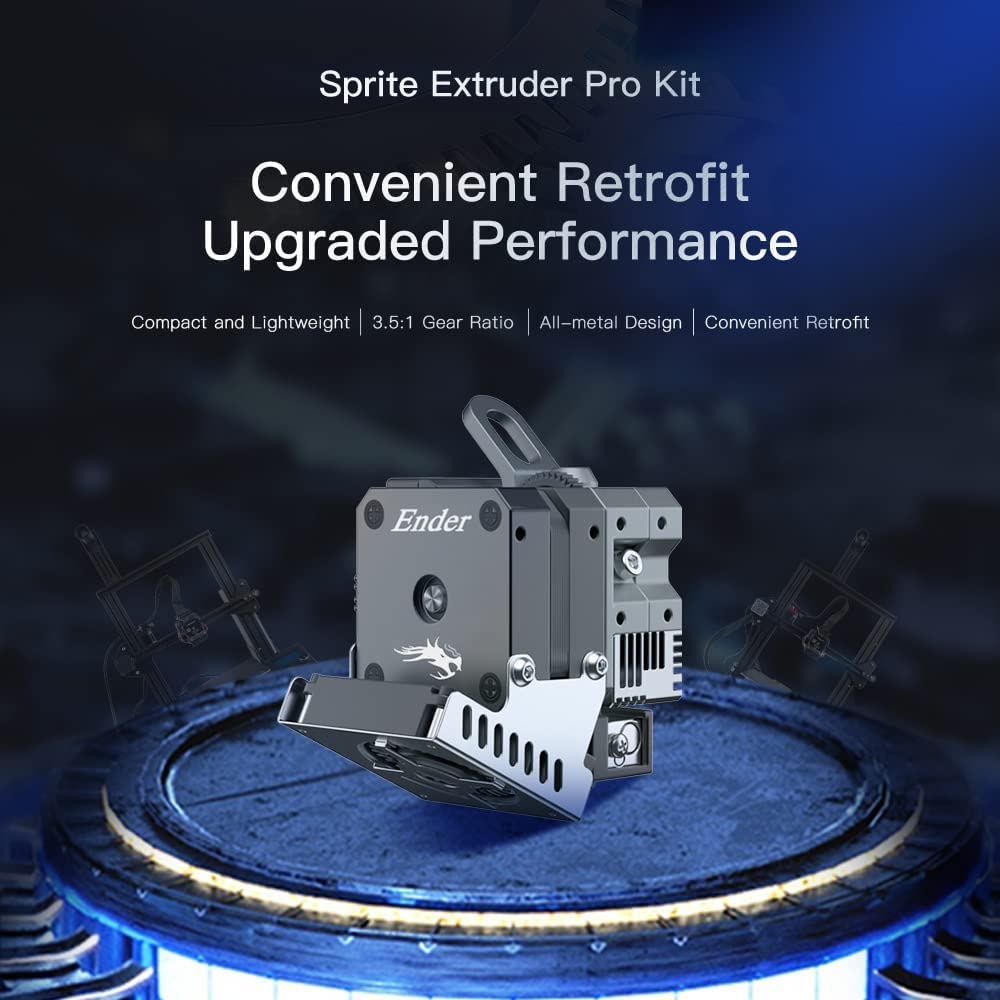 CREALITY Sprite Extrusora Pro  - Aluminium Profile 2020 avaliação e preço