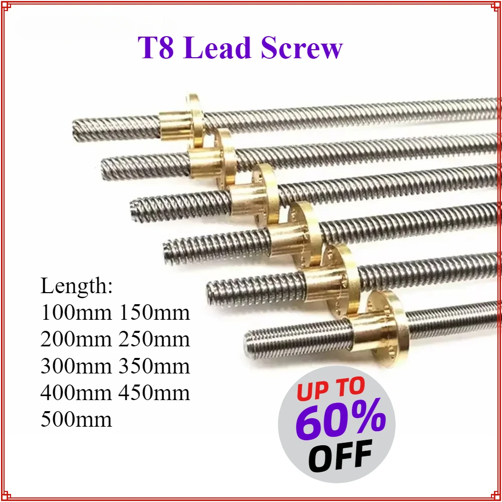 Haste de parafuso de chumbo t8 - Lead Screw 8Mm avaliação e preço