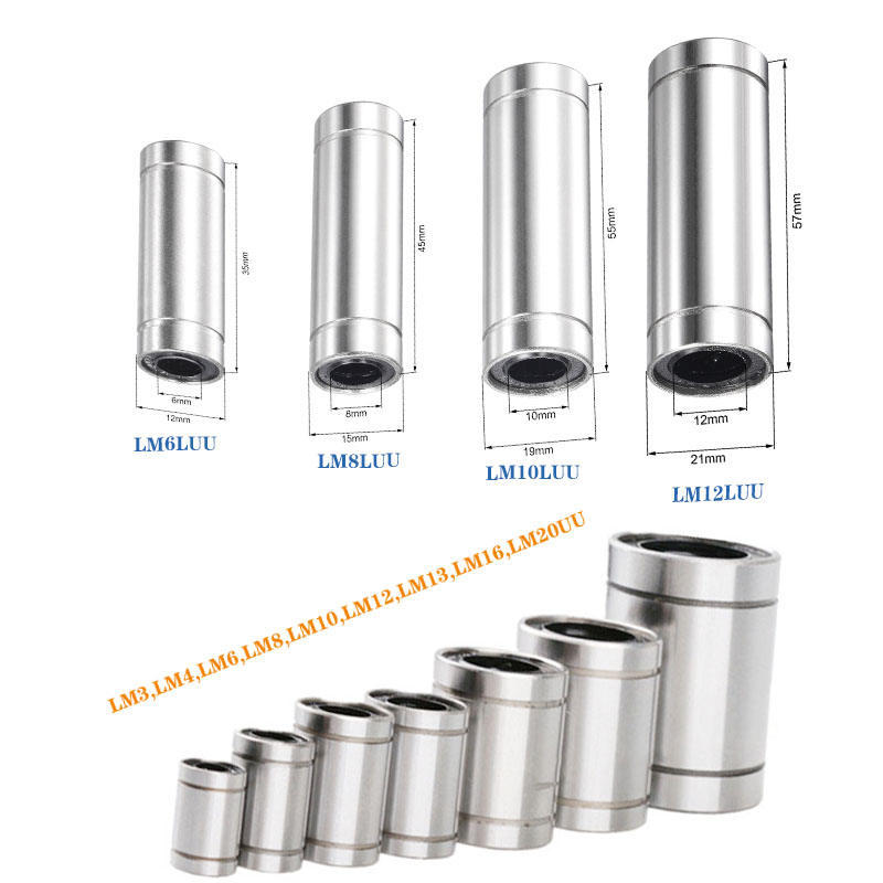 2 pçs/lote Rolamentos Lineares - Lm8Uu Bearing avaliação e preço