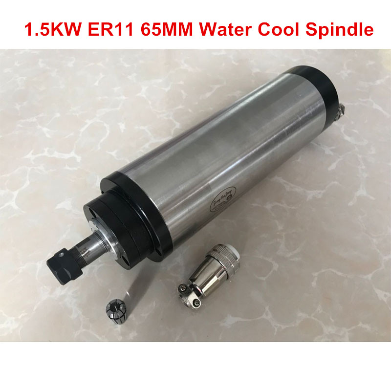 1.5kw 65mm 80mm er11 er16 moto - Water Cooled Spindle avaliação e preço
