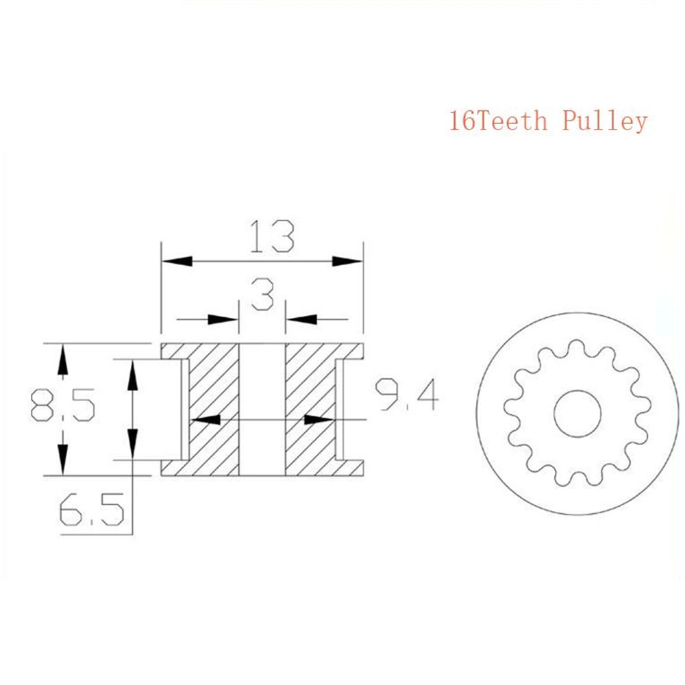 Polia de distribuição intermed - Gt2 Pulley avaliação e preço