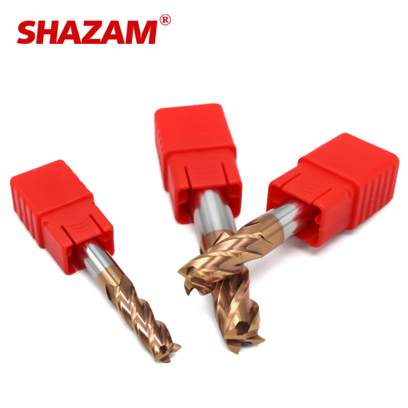 SHAZAM-Flat End Fresadora, Aço - End Mill Set avaliação e preço